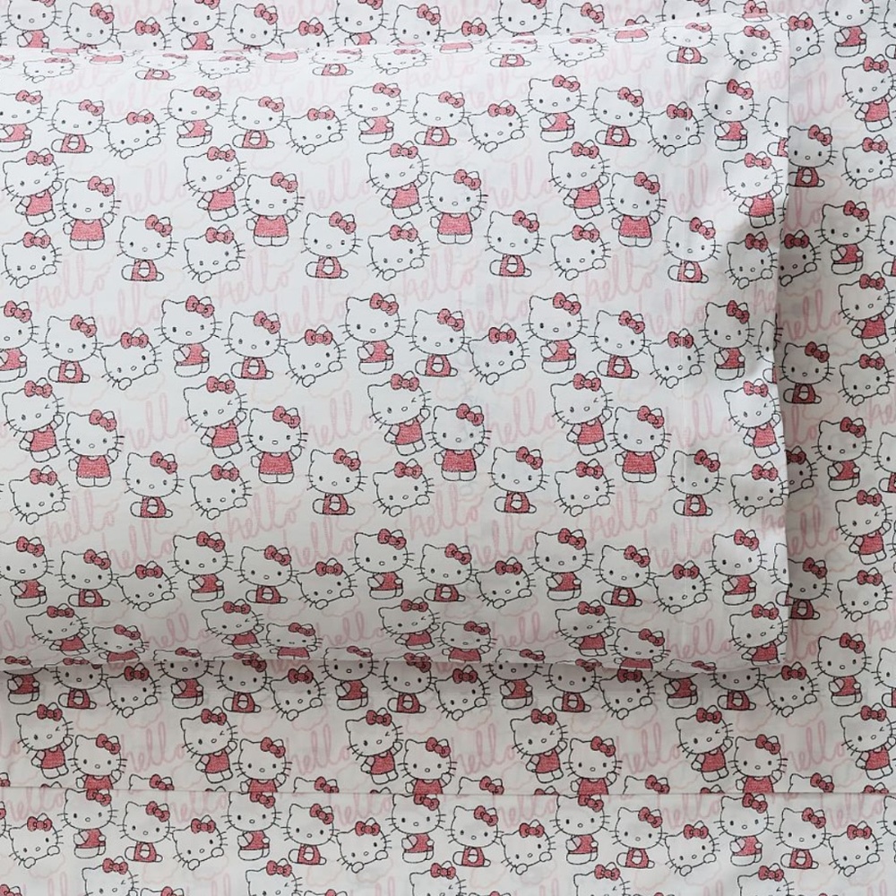 Hello Kitty Bed Sheet Set